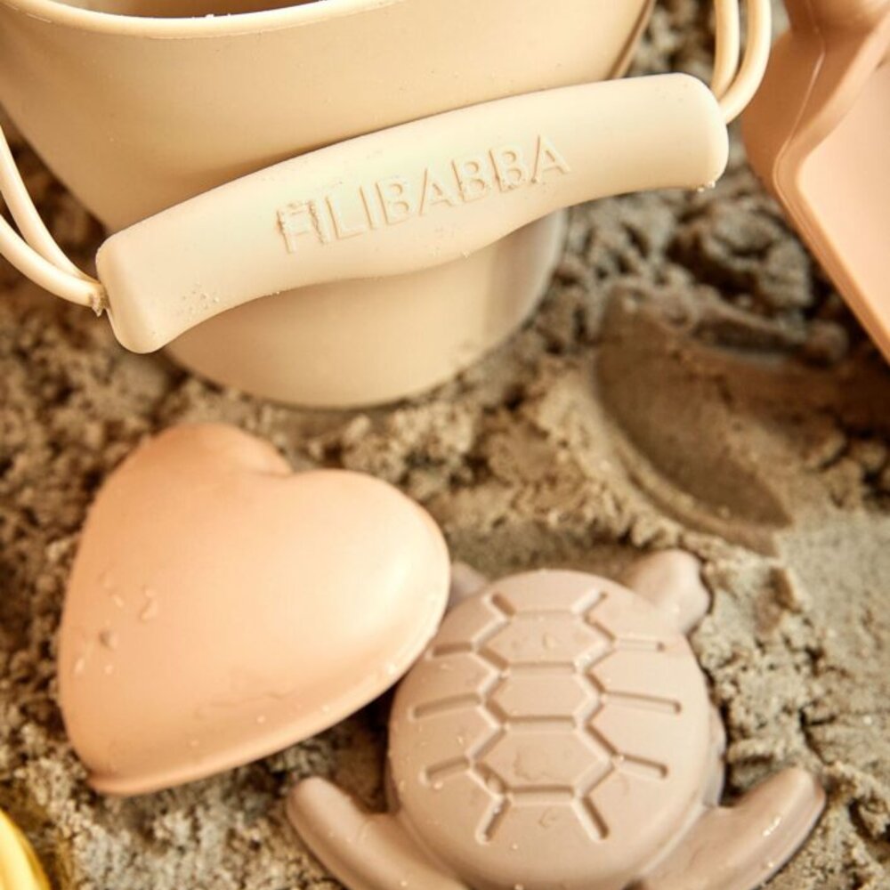 Siliconen strand speelgoed set Beige