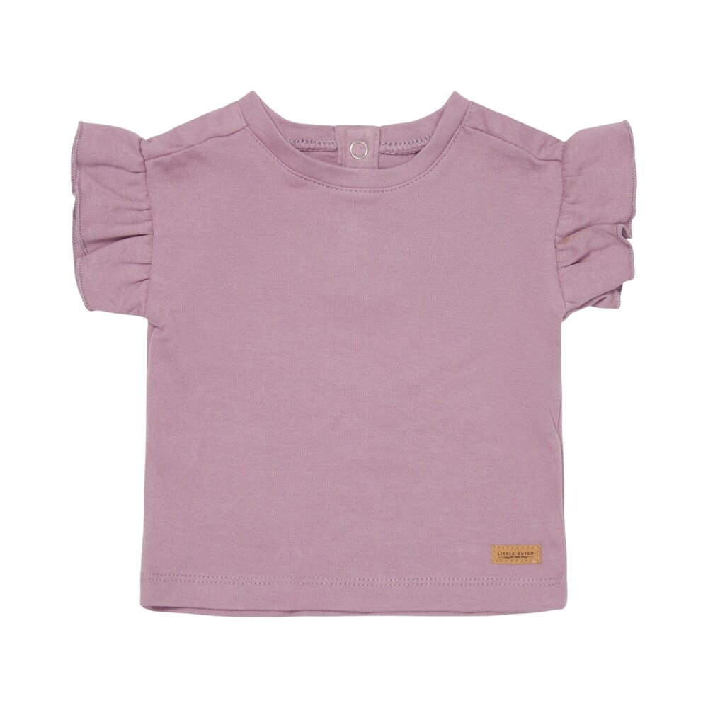 T-shirt korte mouw Mauve