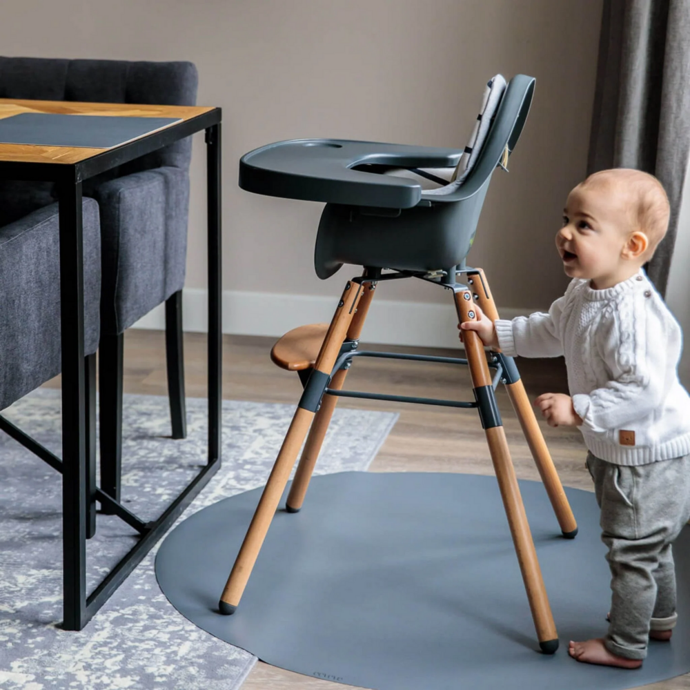 Ronde Vloermat Granite - Gray