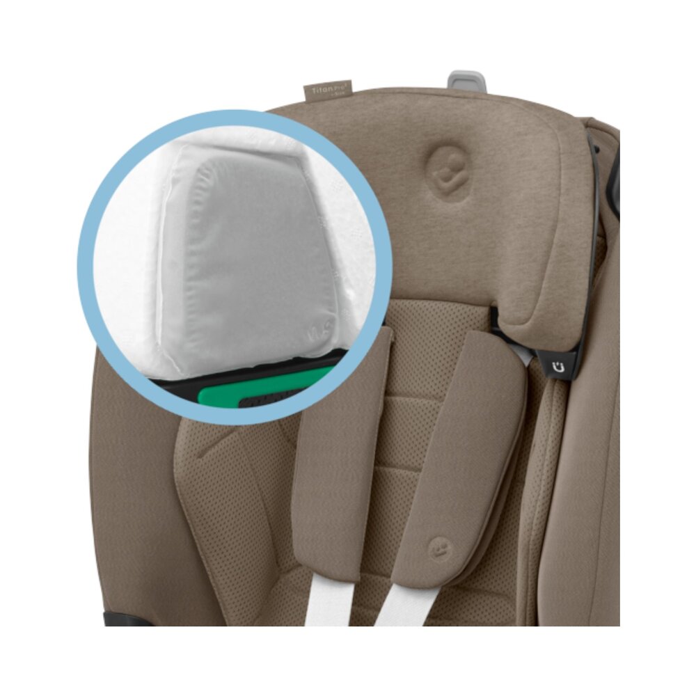 Autostoel Titan Pro2 I-size Authentic Truffle