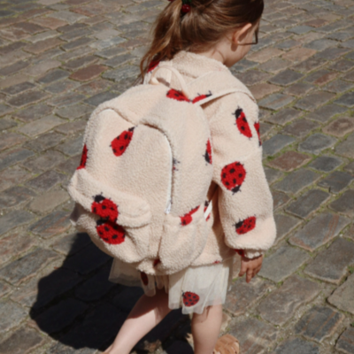 Rugzak teddy Jody Ladybug sand