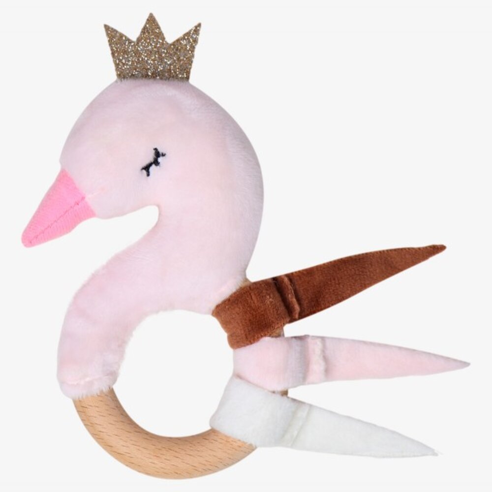 Houten bijtring Swan Ivy