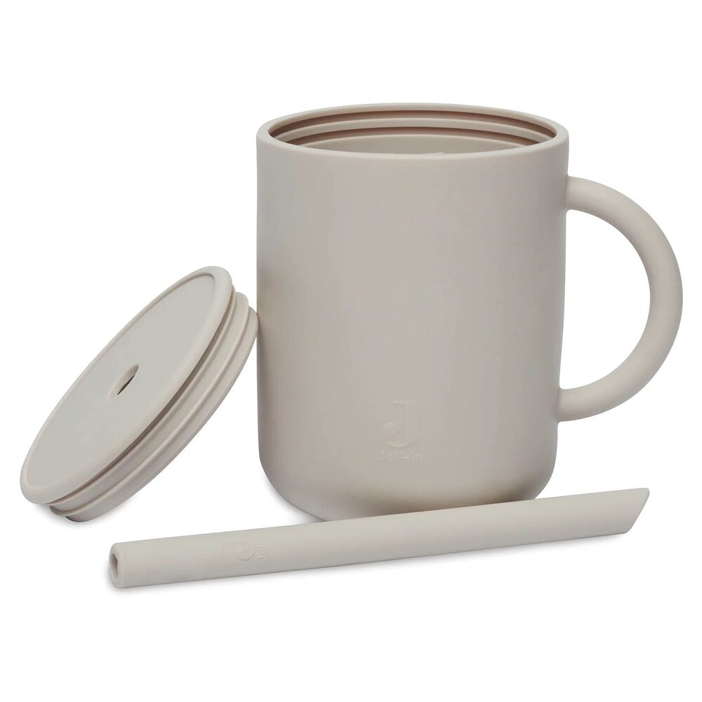 Drinkbeker siliconen Nougat
