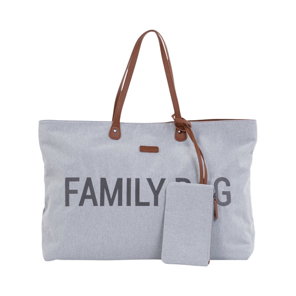 Family Bag Verzorgingstas - Canvas Grijs