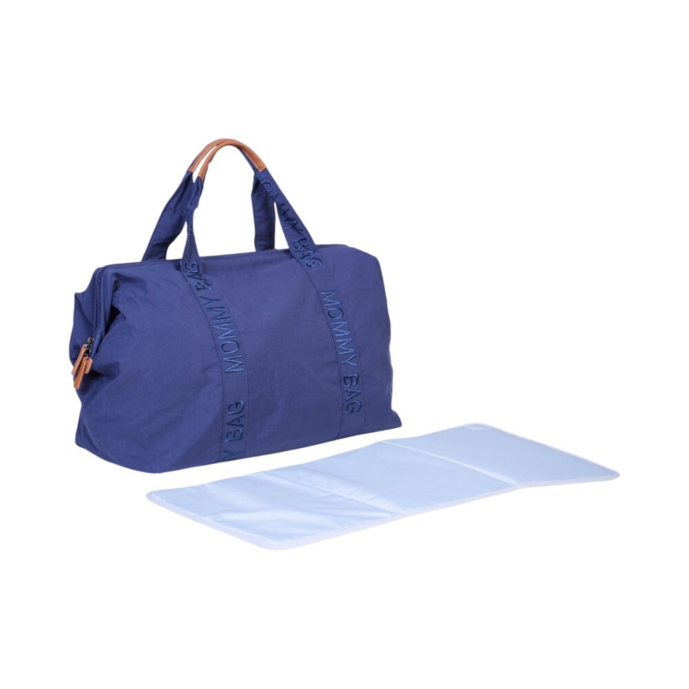 Mommy Bag Signature Urban Blauw