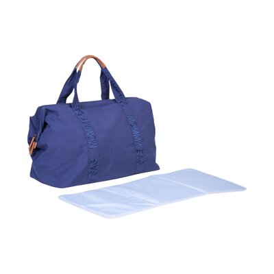 Mommy Bag Signature Urban Blauw