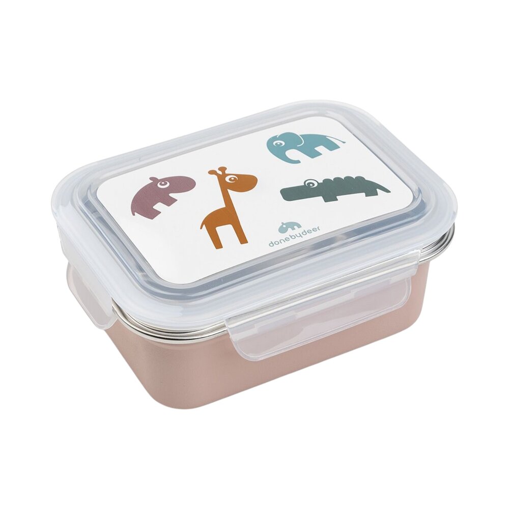 Metal lunch box Deer friends Powder