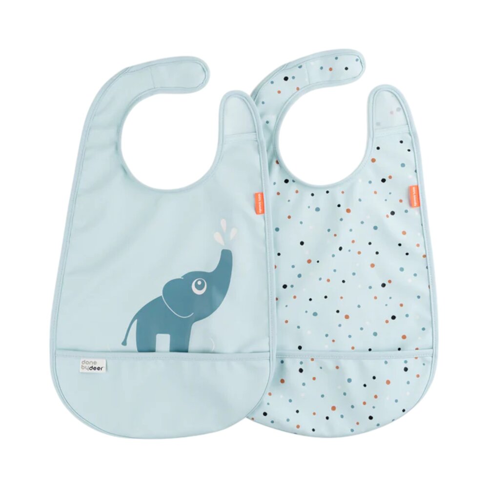 Slabben met velcro 2-pack Elphee Blue