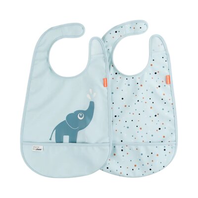 Slabben met velcro 2-pack Elphee Blue