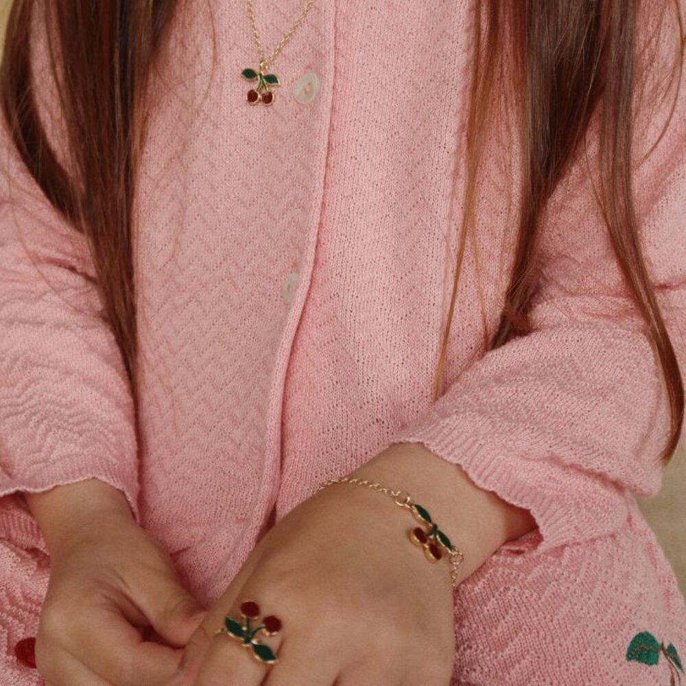 Juwelenset - Armband, ketting & ring Cherry