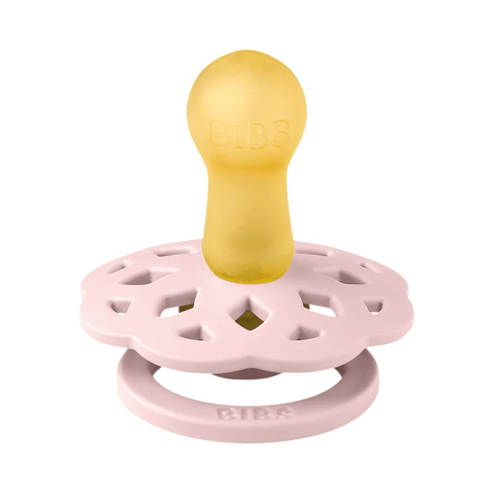 Fopspenen Latex - Rond - boheme 2-pack T1 Blos/Lilac