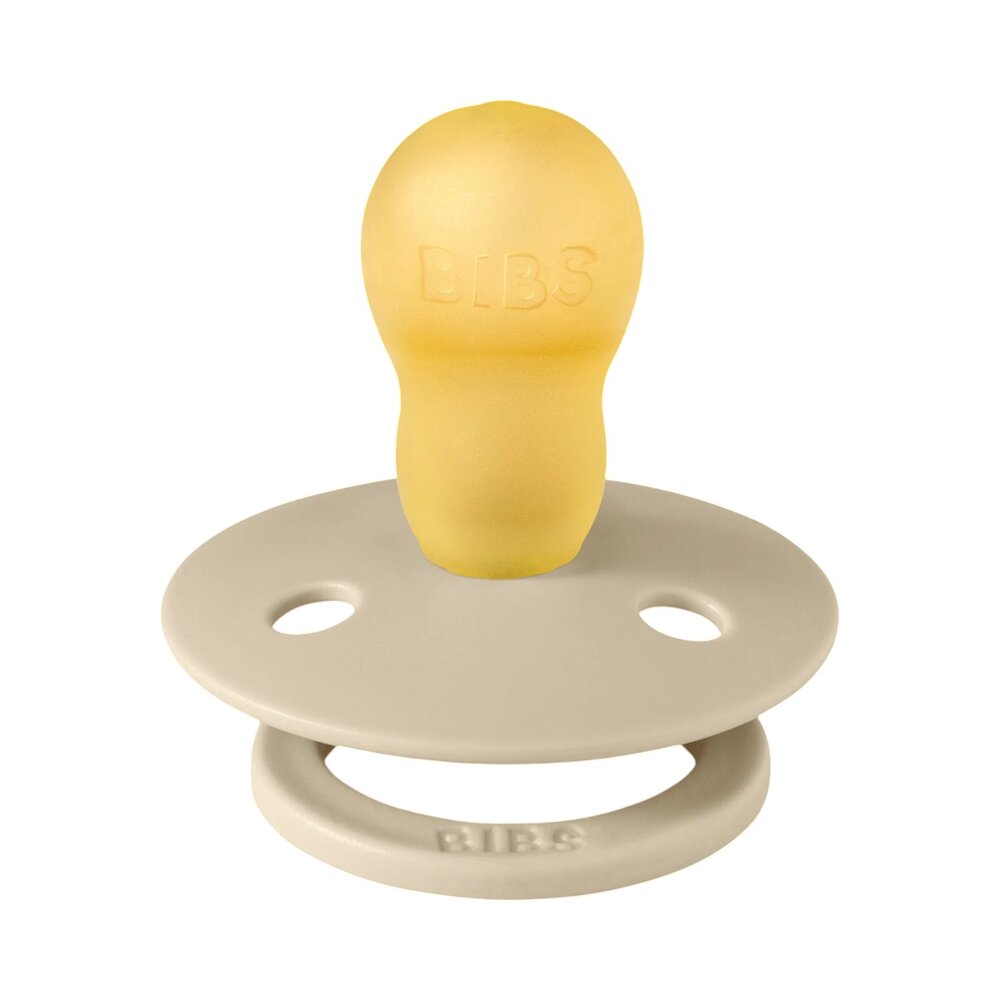 Fopspenen Latex - Rond - 2-pack T3 Vanilla/Dark Oak