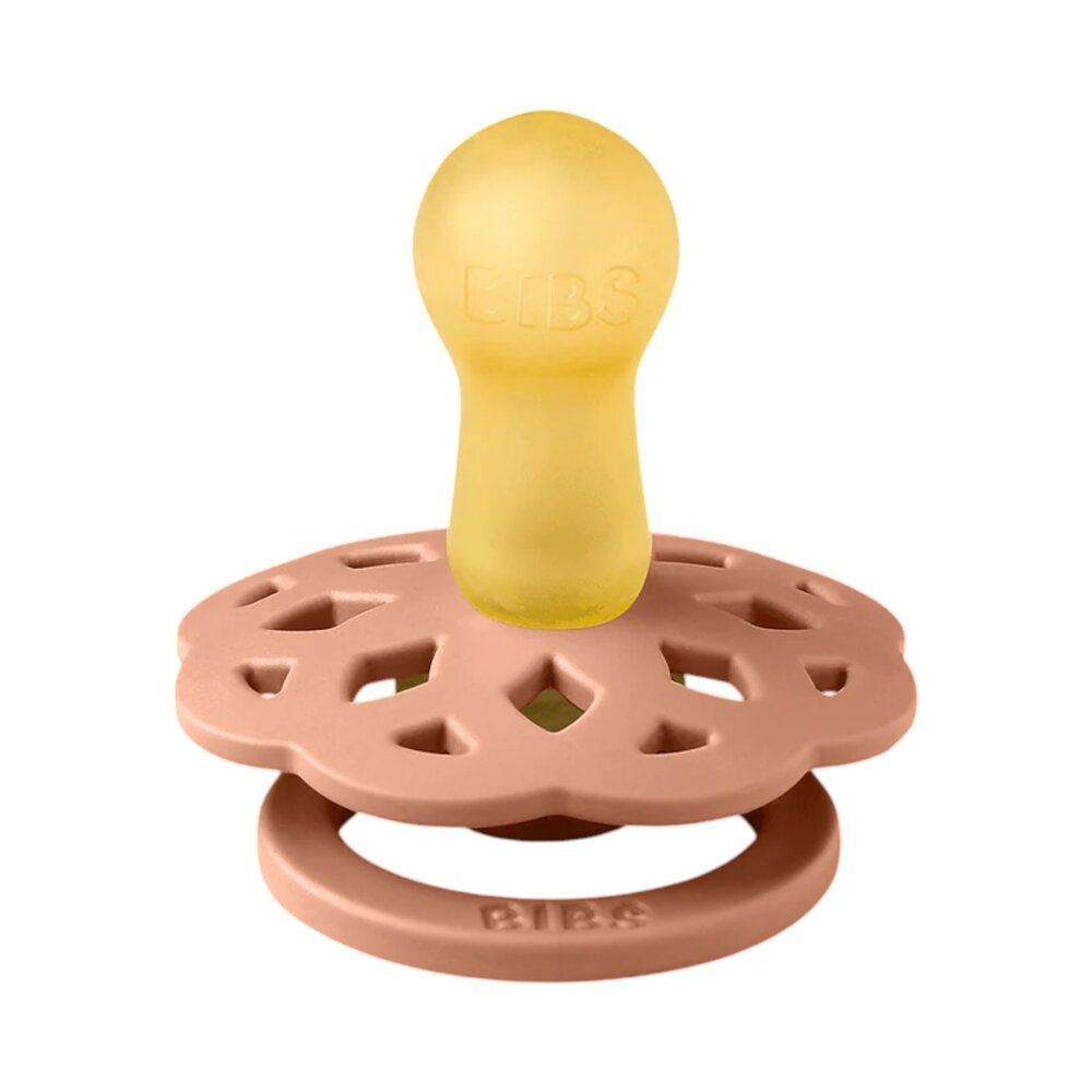 Fopspenen Latex - Rond - boheme 2-pack T2 Peach/woodchuck