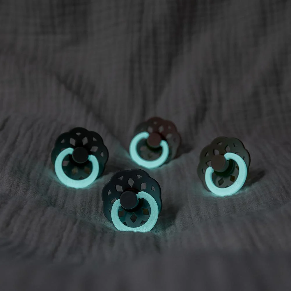 Fopspenen Latex - Rond - Boheme Glowdark - T2 Blush/vanilla 