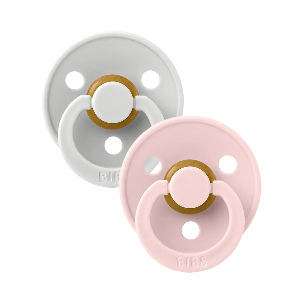 Fopspenen Latex - Rond - 2-pack T2 Haze/Blossom