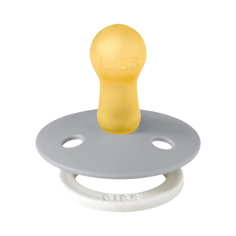 Fopspenen Latex - Rond - Glowdark - 2-pack T2 Sage/cloud