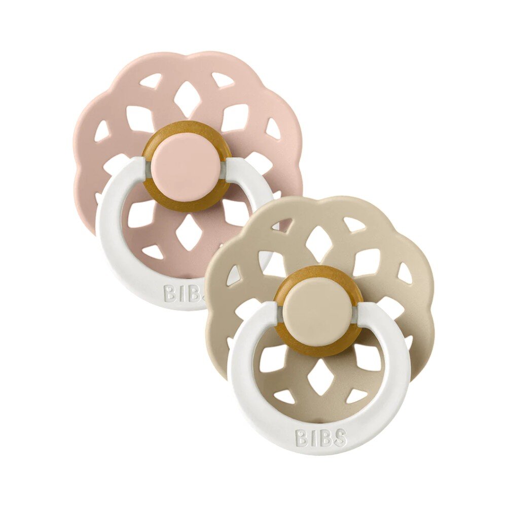 Fopspenen Latex - Rond - Boheme Glowdark - T2 Blush/vanilla 