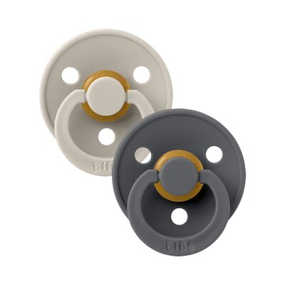 Fopspenen Latex - Symmetrisch - Colour 2-pack - T1 Sand/iron