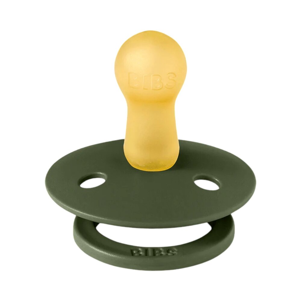 Fopspenen Latex - Rond - 2-pack T1 Sage/green