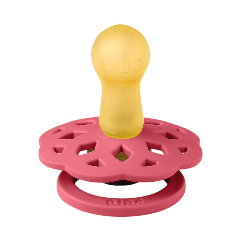 Fopspenen Latex - Rond - boheme 2-pack T2 Pink/Coral