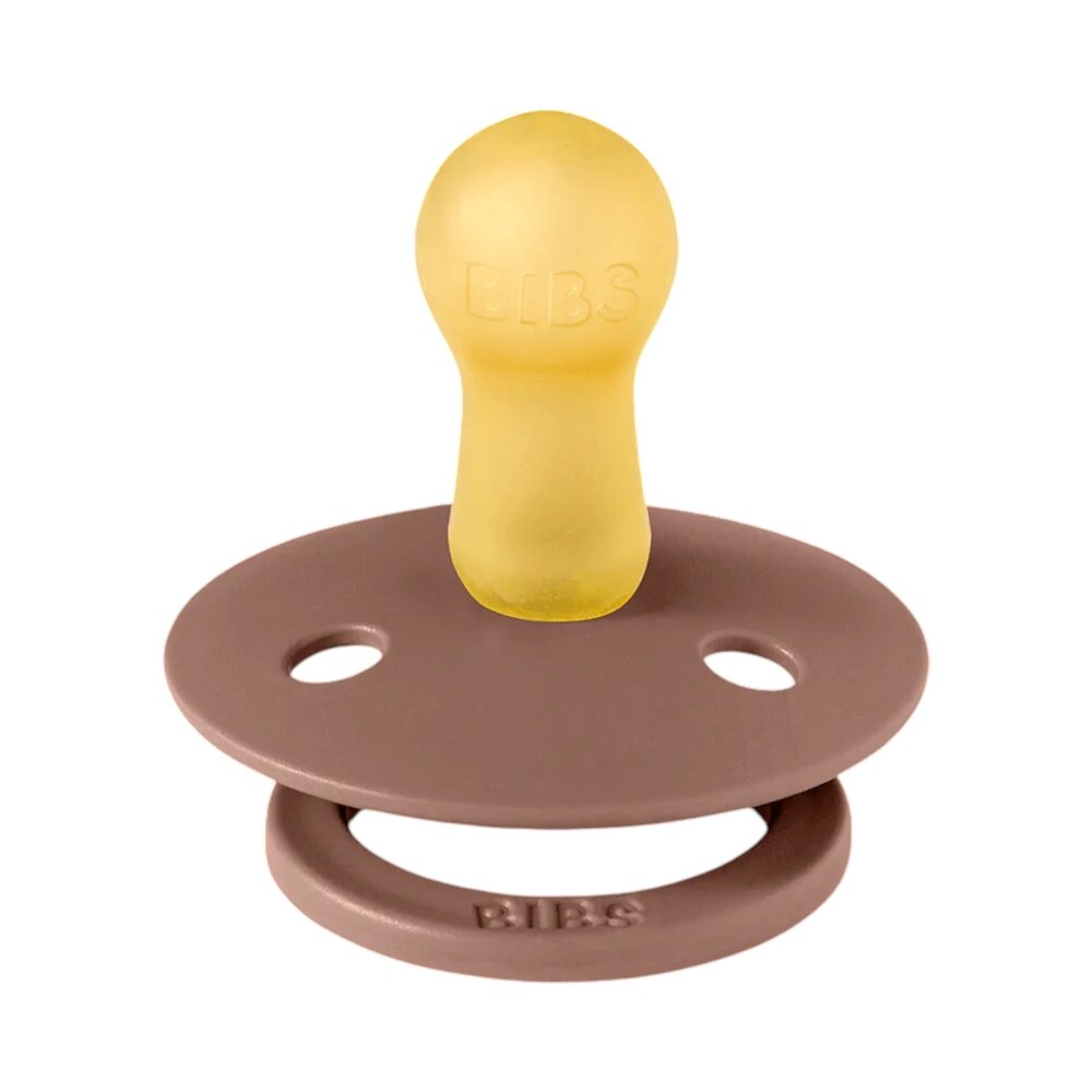 Fopspenen Latex - Rond - 2-pack T2 Woodchuck/blush