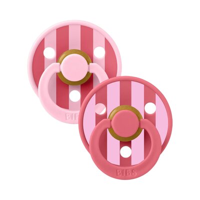 Fopspenen Latex - Rond - Studio 2-pack - T1 Baby Pink