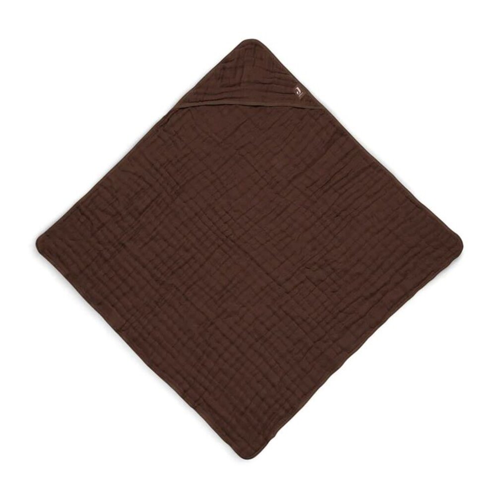 Badcape 75x75cm Wrinkled Cotton Chestnut