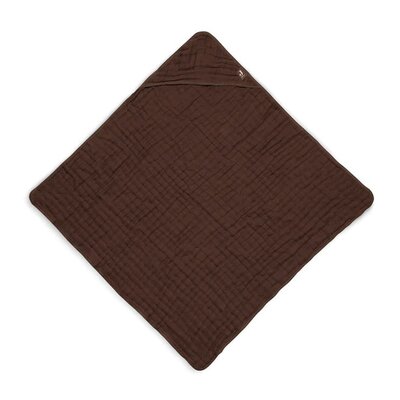 Badcape 75x75cm Wrinkled Cotton Chestnut