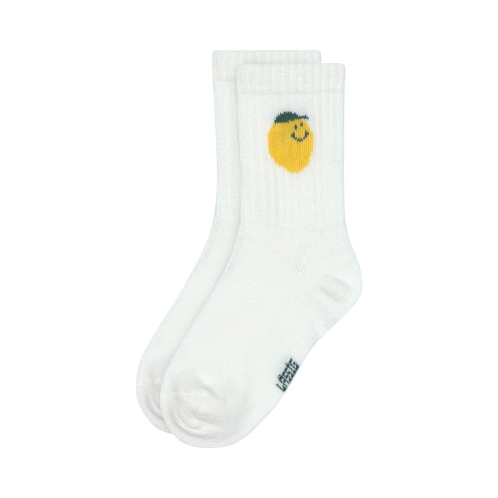 Tennis sokken 3-pack GOTS Lemon