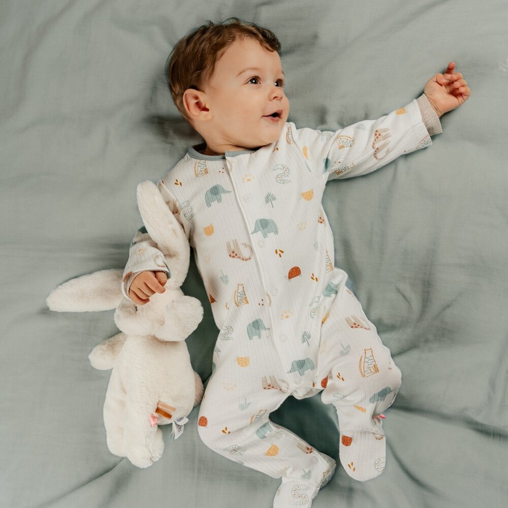 Baby Pyjama Jersey Crazy Safari