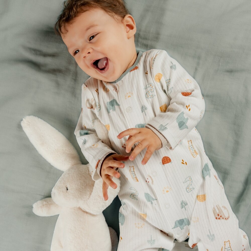 Baby Pyjama Jersey Crazy Safari