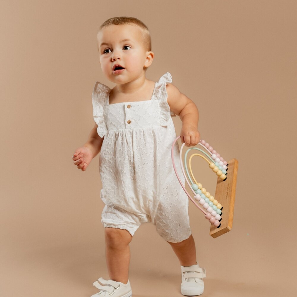 Jumpsuit Engelse Borduurwerk Smart girl