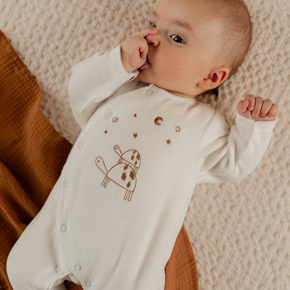 Baby Pyjama Fluweel Turtle