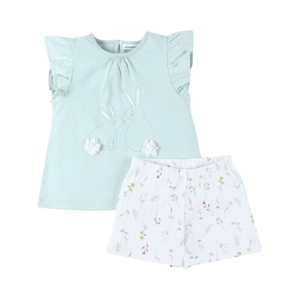 Pyjama korte mouwen Jersey Pretty flowers