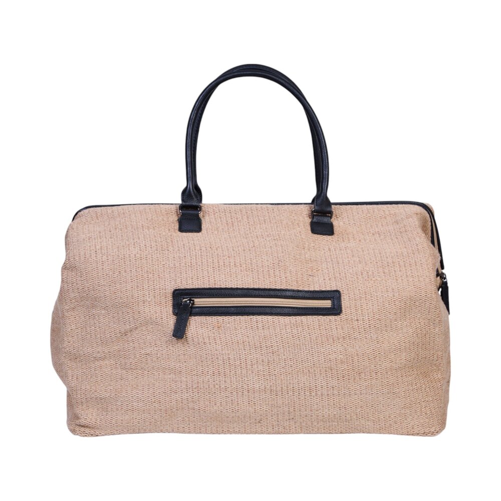 Mommy Bag verzorgingstas - Raffia look