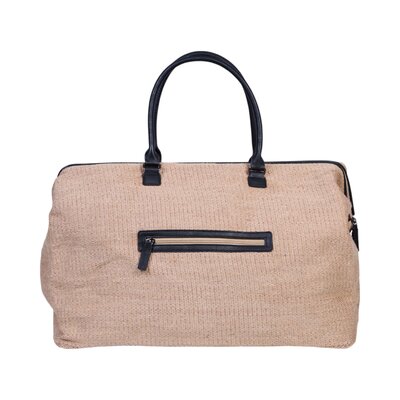 Mommy Bag verzorgingstas - Raffia look