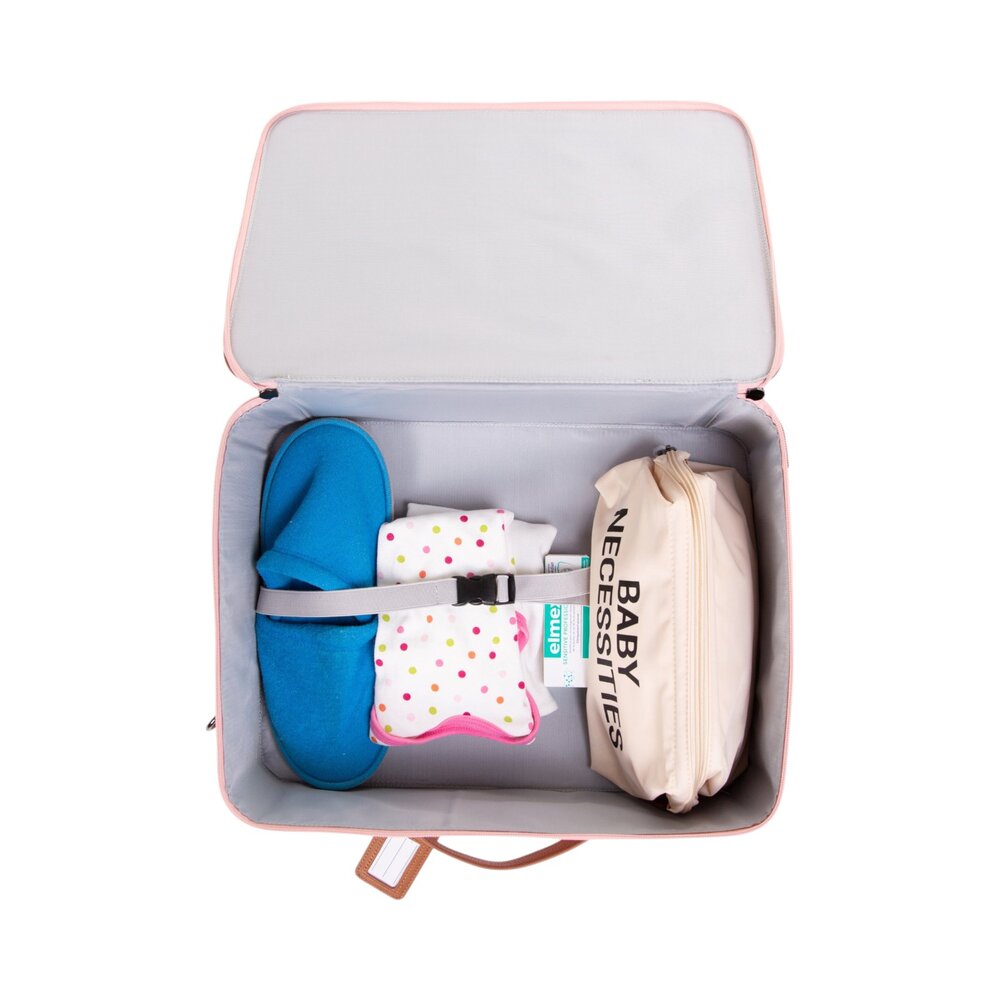 Mini Traveller Kinderkoffer Roze/koper