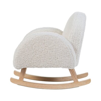 Schommelstoel voor kinderen teddy wit Wit