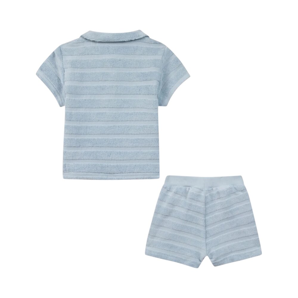 Set kort broekje en t-shirt korte mouwen Bleu Céleste