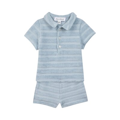 Set kort broekje en t-shirt korte mouwen Bleu Céleste