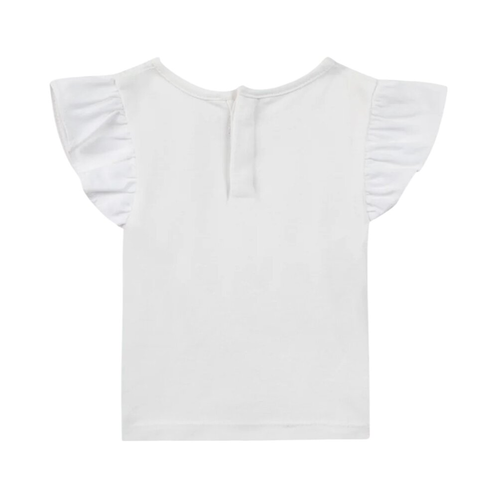 T-shirt korte mouwen met vlindertje Lilas