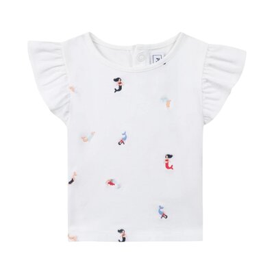 T-shirt korte mouwen Corail
