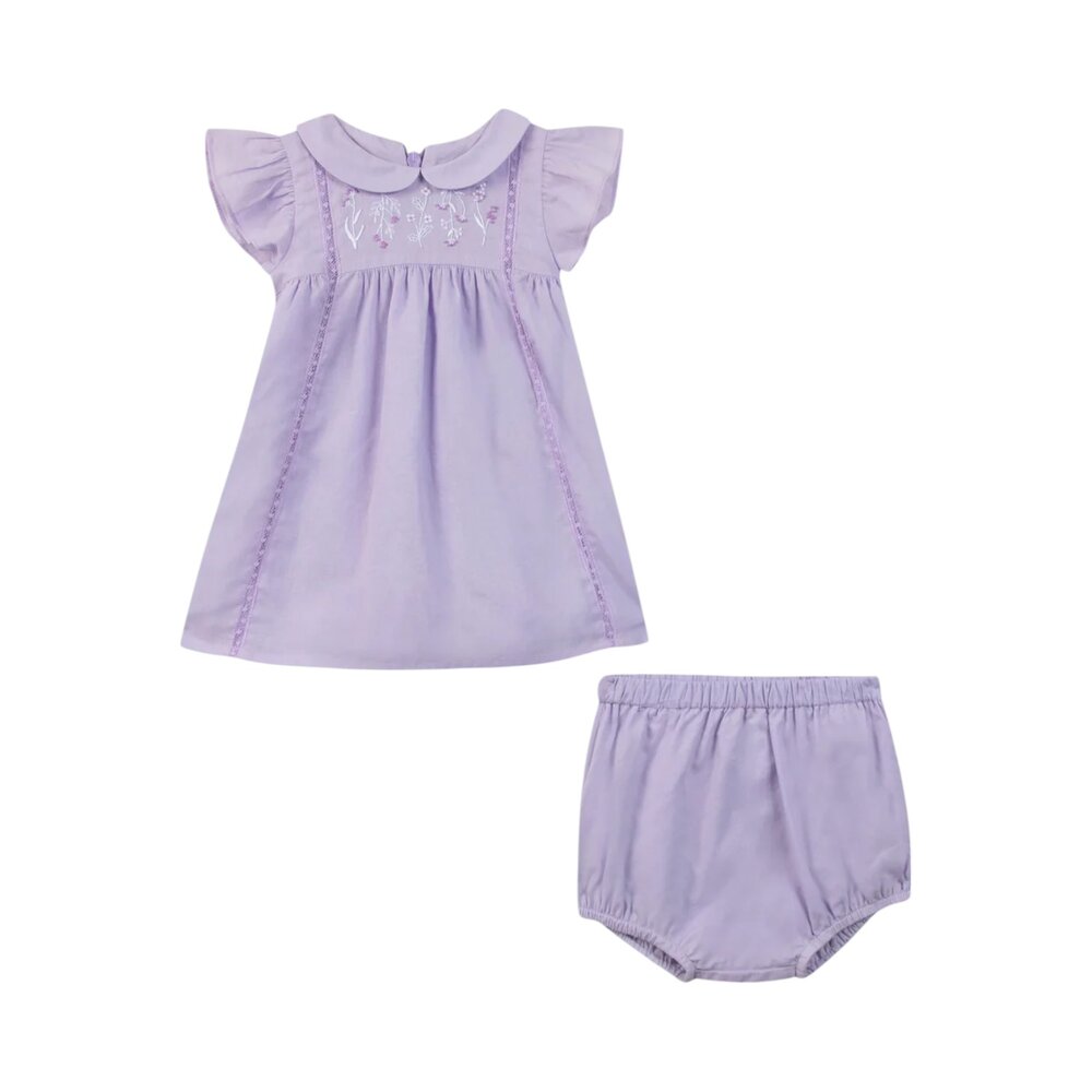 Kleedje + bloomer Lilas