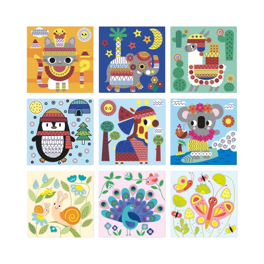 Knutseldoos 4 Jaar - Kleur- en stickerset