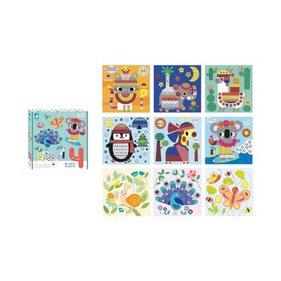 Knutseldoos 4 Jaar - Kleur- en stickerset