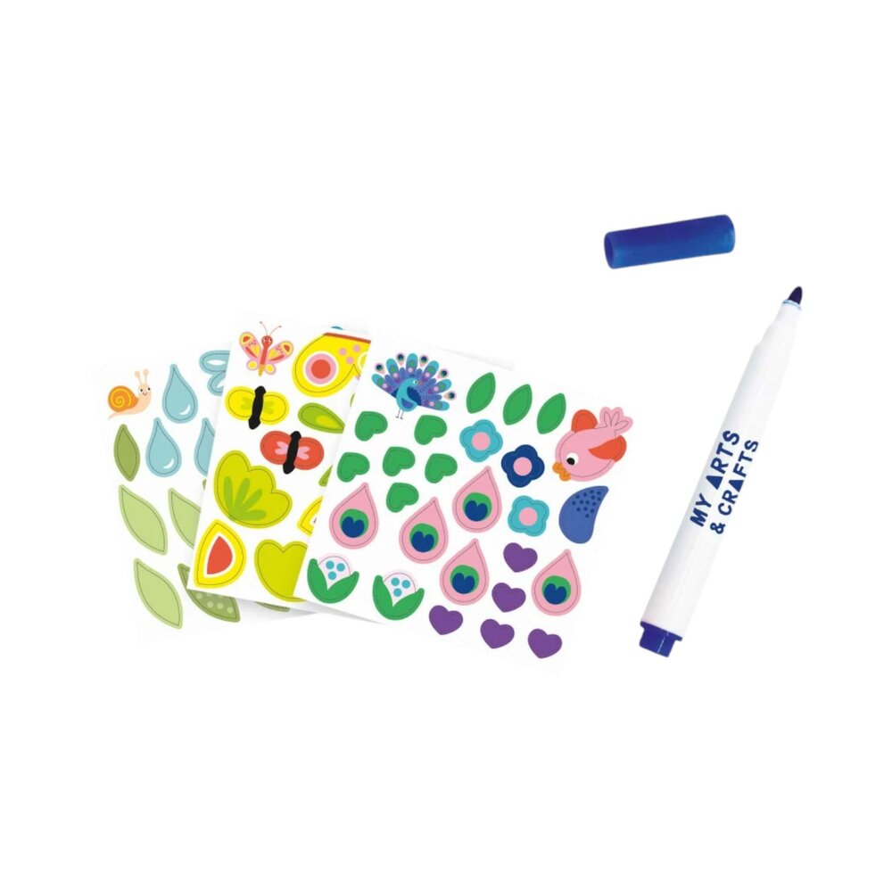 Knutseldoos 4 Jaar - Kleur- en stickerset