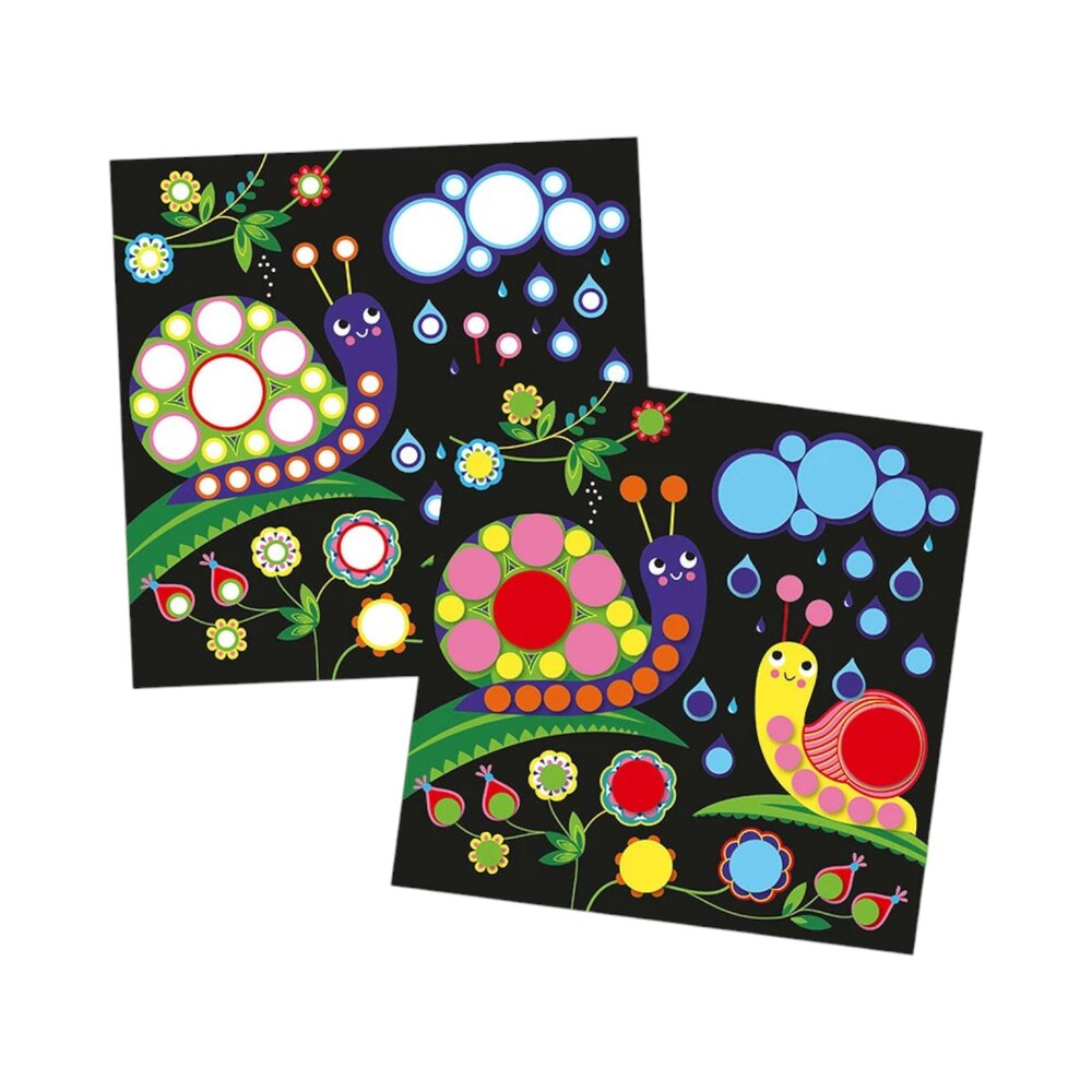 Knutseldoos 3 Jaar - Ronde stickers