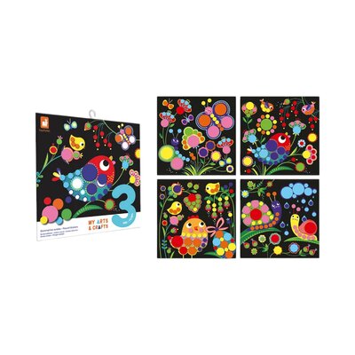 Knutseldoos 3 Jaar - Ronde stickers