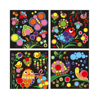 Knutseldoos 3 Jaar - Ronde stickers