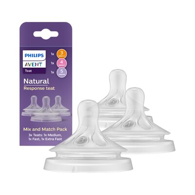 Natural 3.0 zuigspeen - Multi size pack